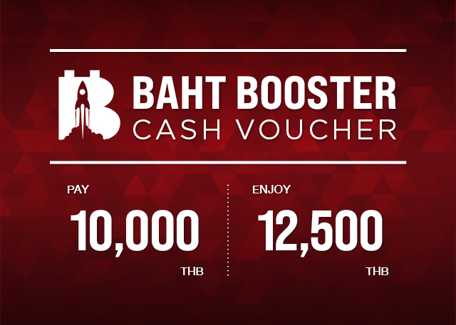 Baht Booster value 12,500 THB