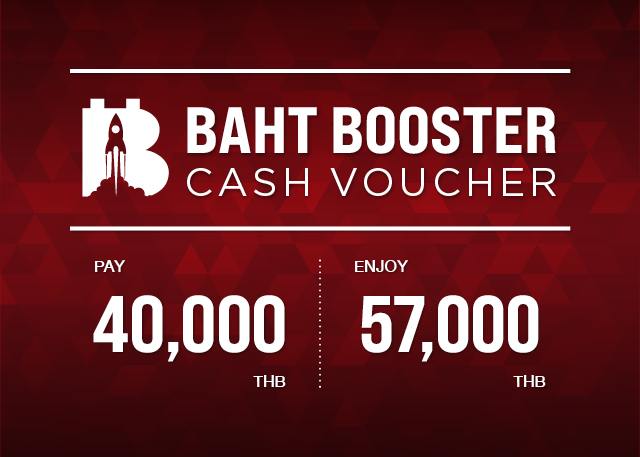 Baht Booster value 57,000 THB